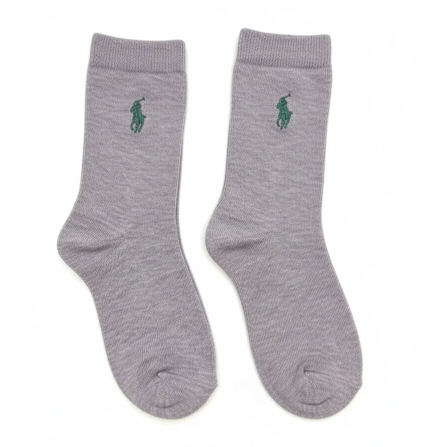 RL POLO SUBTLE LILAC CREW SOCK (5-15yrs) - Image 2