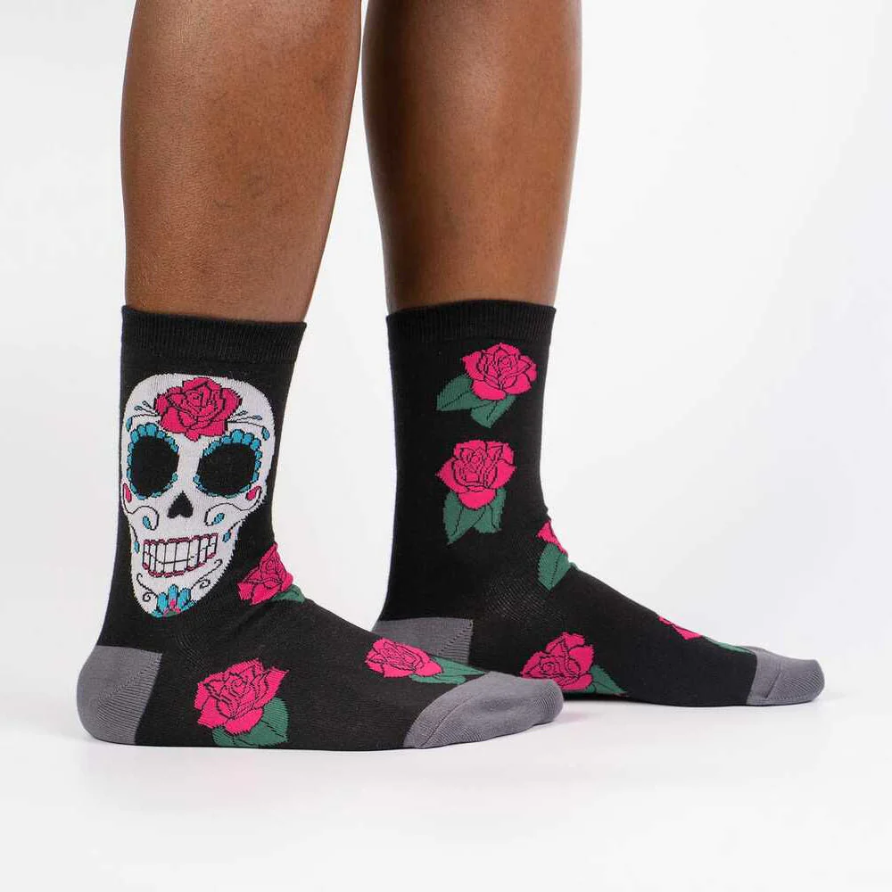 SUGAR SKULL ROSE SOCKS