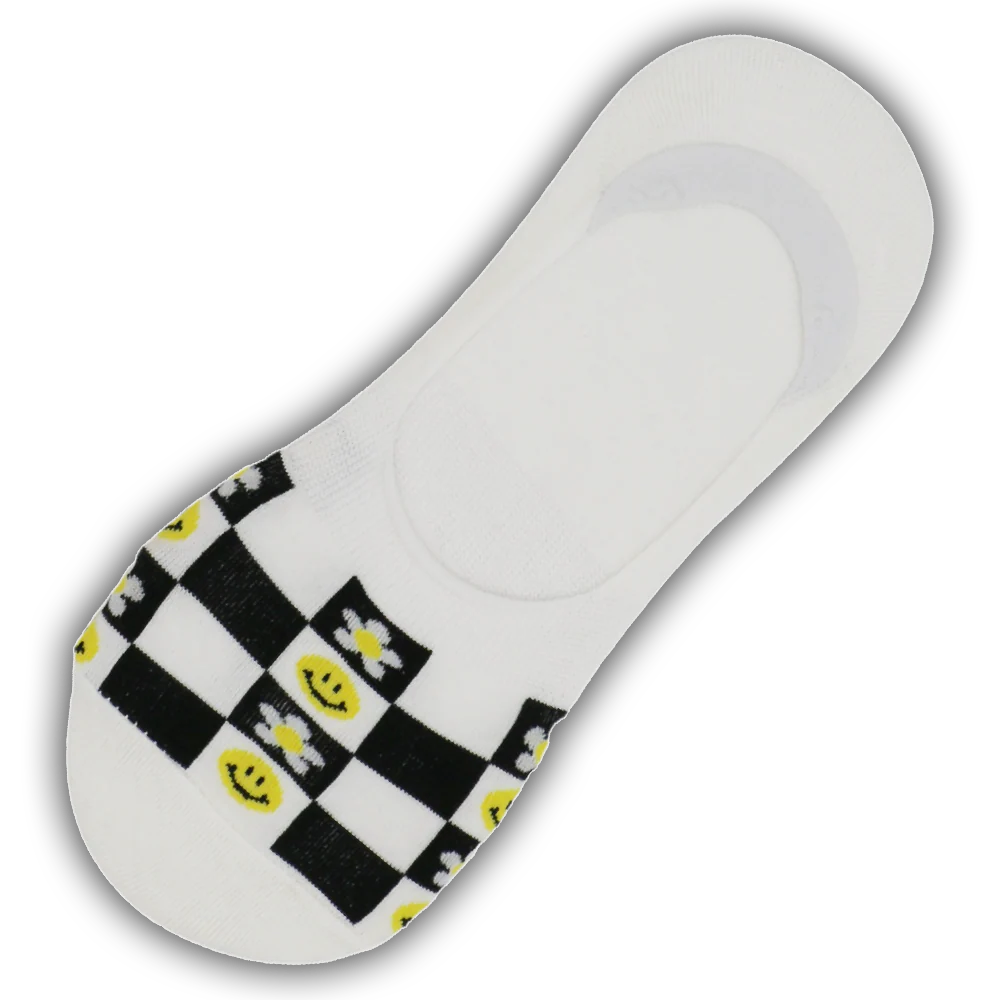SUNFLOWER SMILEY NO SHOW SOCKS