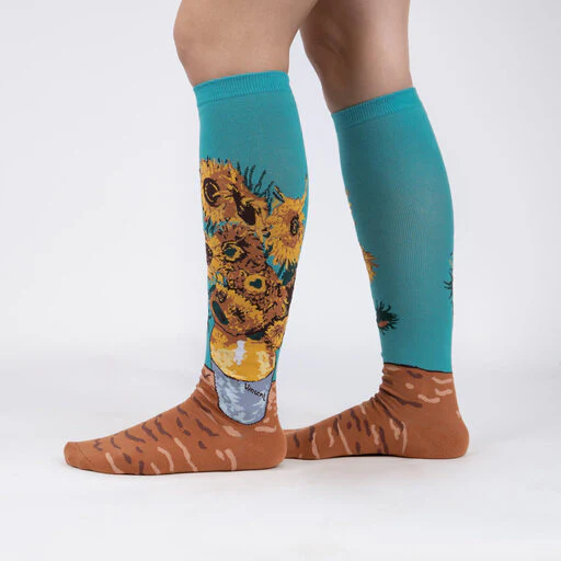 SUNFLOWERS KNEE HIGH SOCKS