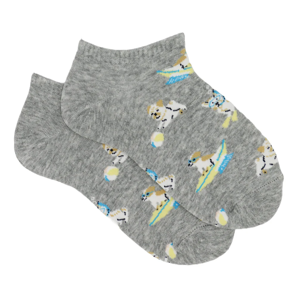 SURFING DOG ANKLE SOCKS