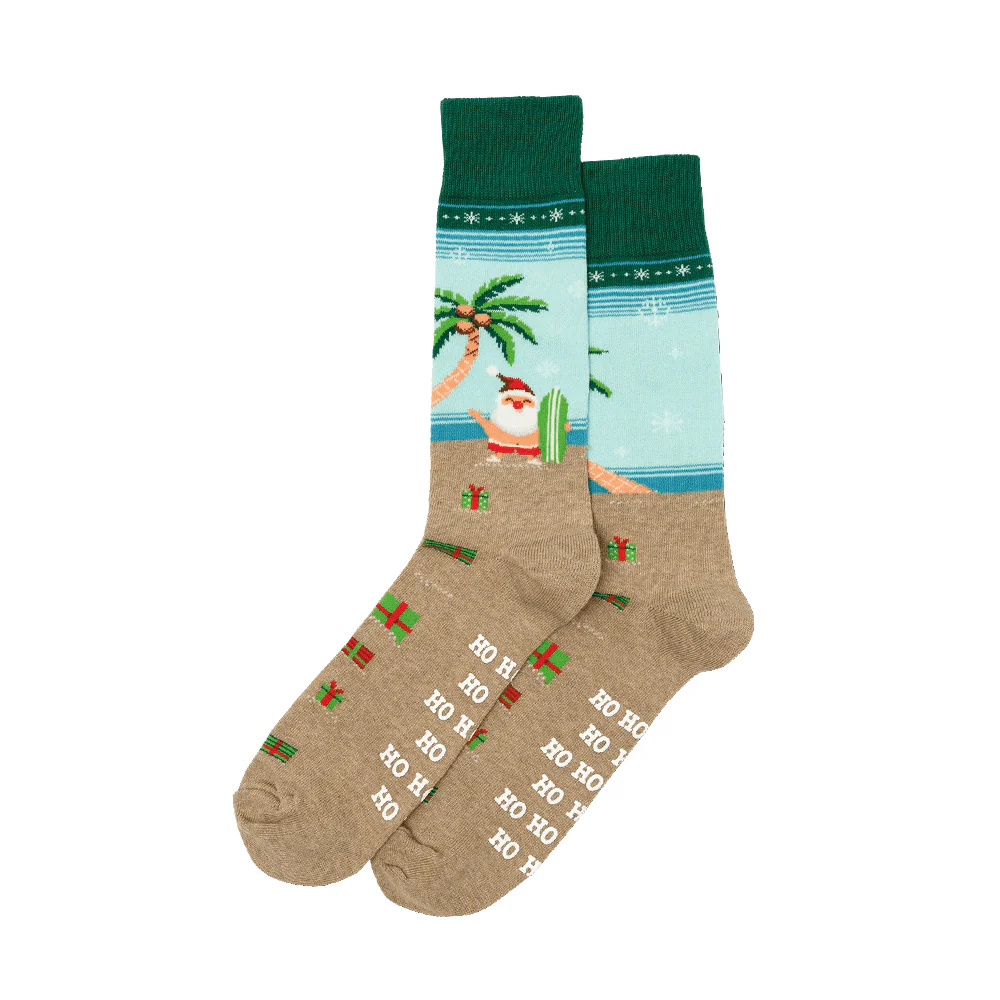 SURFING SANTA SOCKS - Image 2
