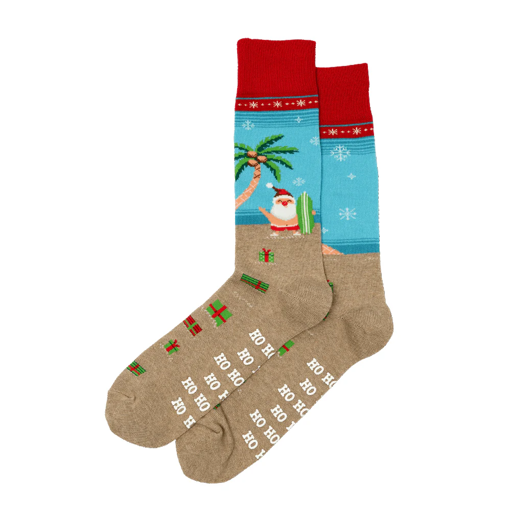 SURFING SANTA SOCKS - Image 3
