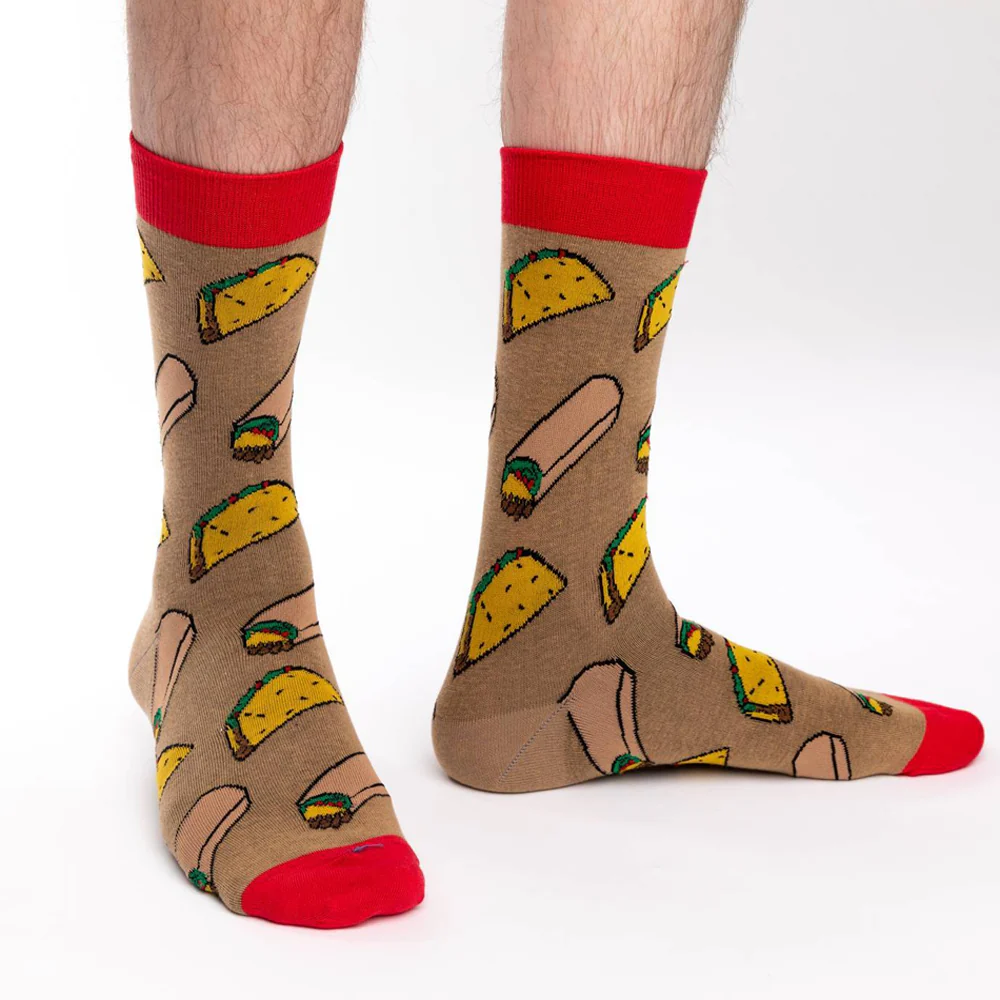 TACO AND BURRITO SOCKS