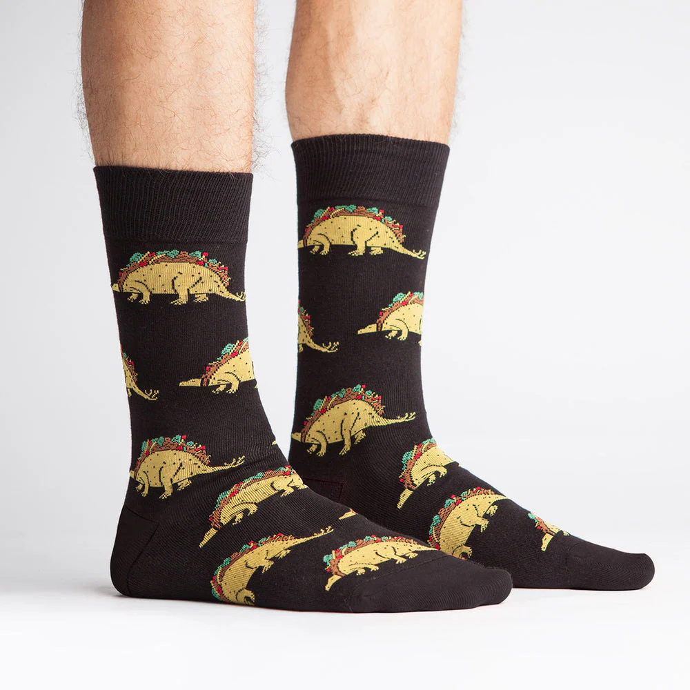 TACOSAURUS MEN'S CREW SOCKS