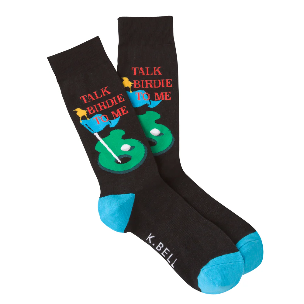 TALK BIRDIE TO ME SOCKS