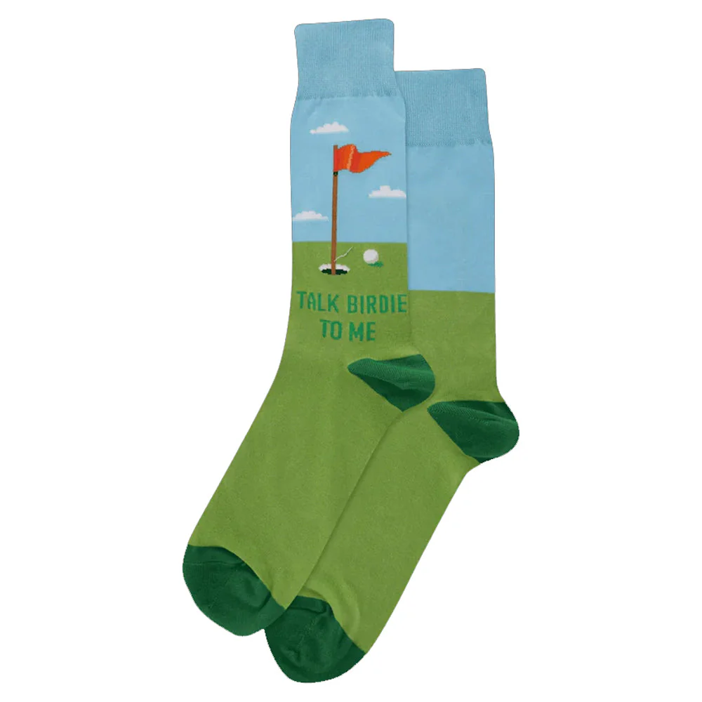TALK BIRDIE TO ME SOCKS