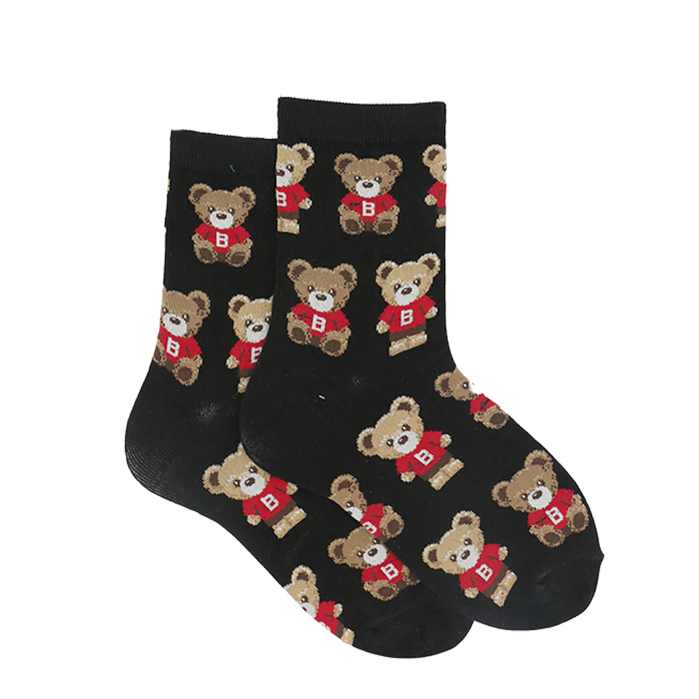 TEDDY BEAR ANKLE SOCKS