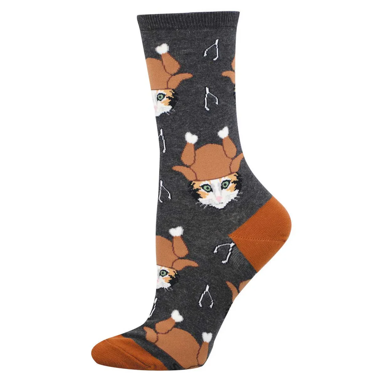 THANKSGIVING CAT CREW SOCKS - Image 2
