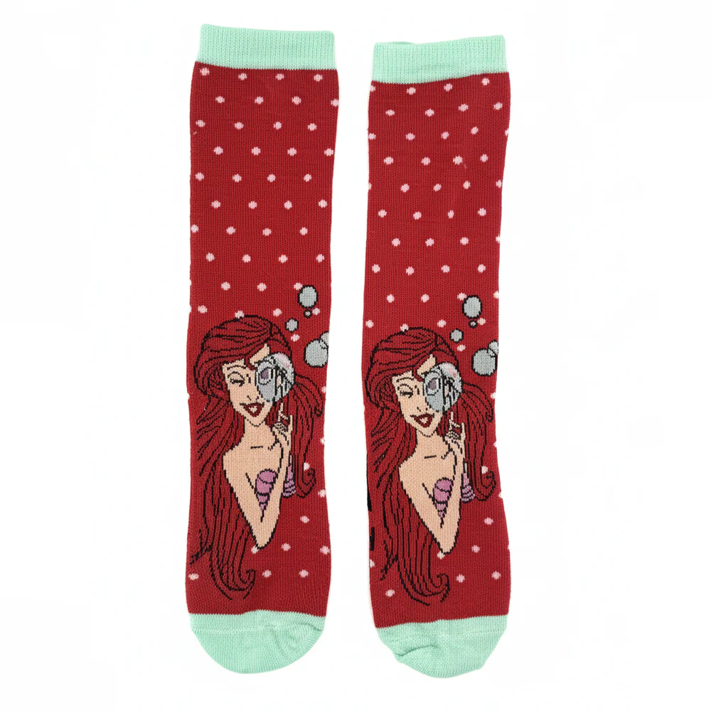 THE LITTLE MERMAID "UNDER THE SEA" SOCKS 7-10 YRS - Image 2