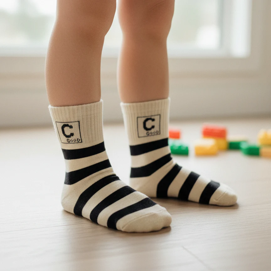 THE MONOGRAM STRIPE SCHOOL SOCKS (2 - 5 YRS) - Image 2