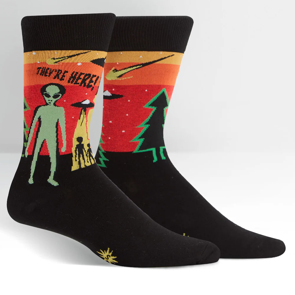 THEY'RE HERE SOCKS