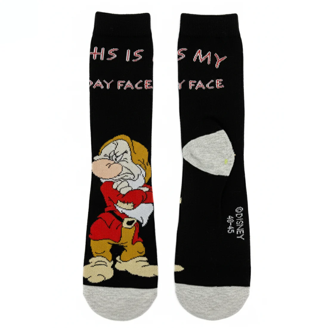 THIS IS MY WEEKDAY FACE GRUMPY SOCKS - Image 2