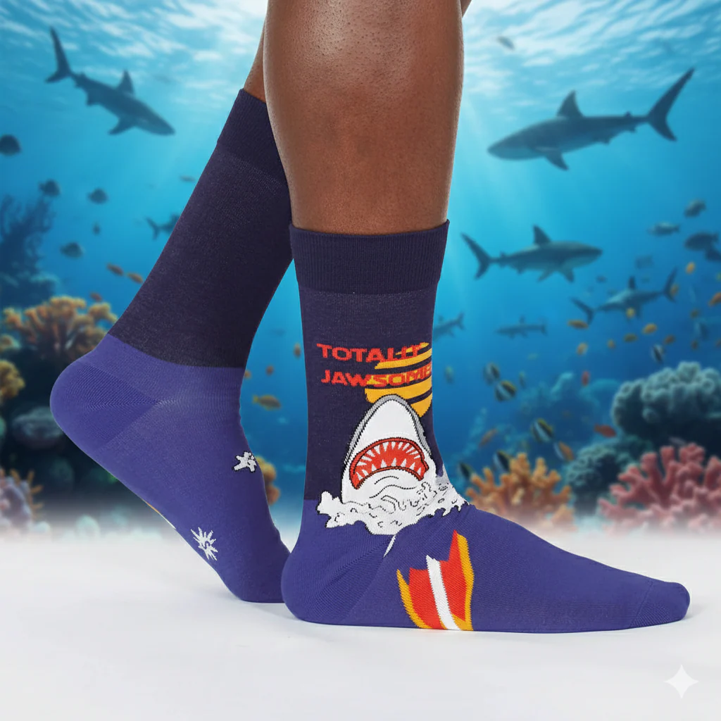 TOTALLY JAWSOME! SOCKS