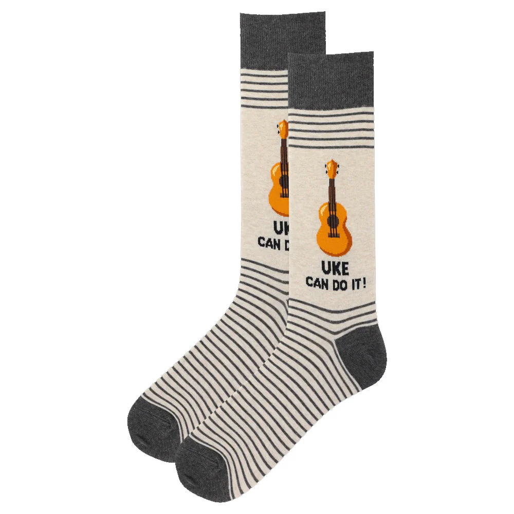 UKE CAN DO IT CREW SOCK