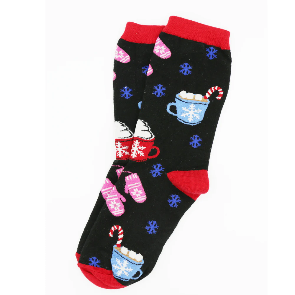 WINTER HOT CHOCOLATE SOCKS